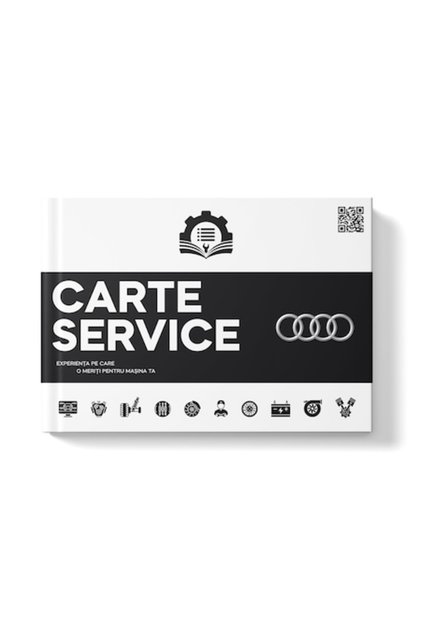 Carte Service Audi, 70 pagini (Service, ITP, Rovinieta, Modificari si Informatii Tehnice)