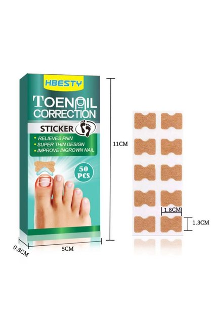 Plasturi NailPerfect pentru Unghii Încarnate, 50 Bucăți - Tratament pentru Picioare