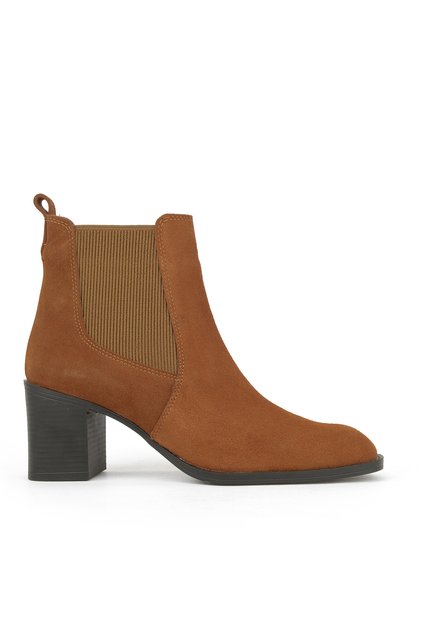, Women's Genuine Leather Boots 1531020Z9805 Tan