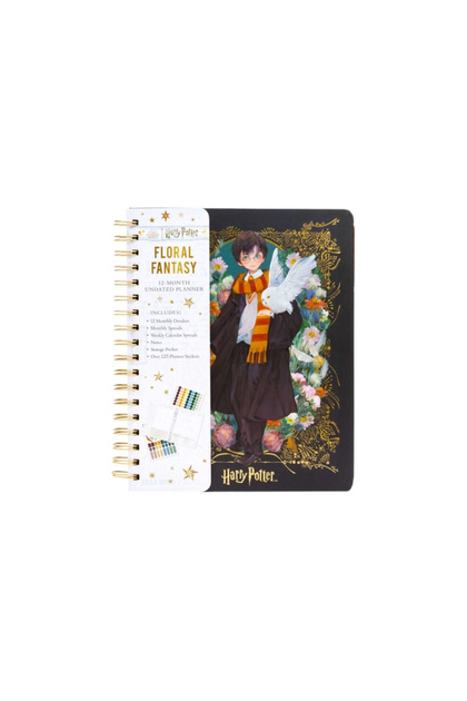 Harry Potter: Floral Fantasy 12-Month Undated Planner