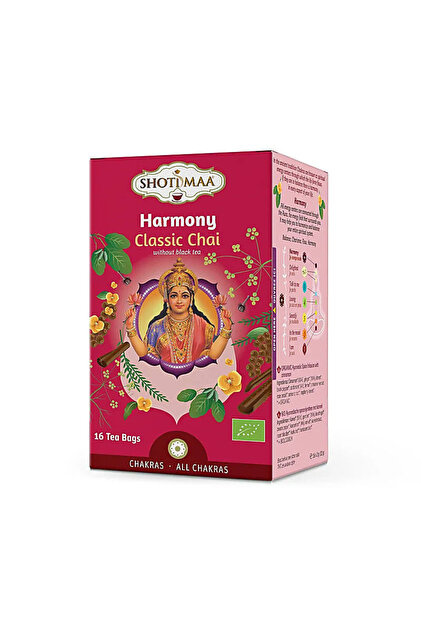 Ceai ayurvedic Shoti Maa Harmony – Classic Chai fără ceai negru | Armonizarea chakrelor și a aurei