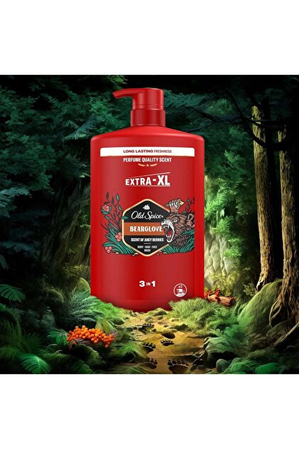 Old Spice Bearglove 3In1 Erkek Duş Jeli ve Şampuan 1000 ml XXL