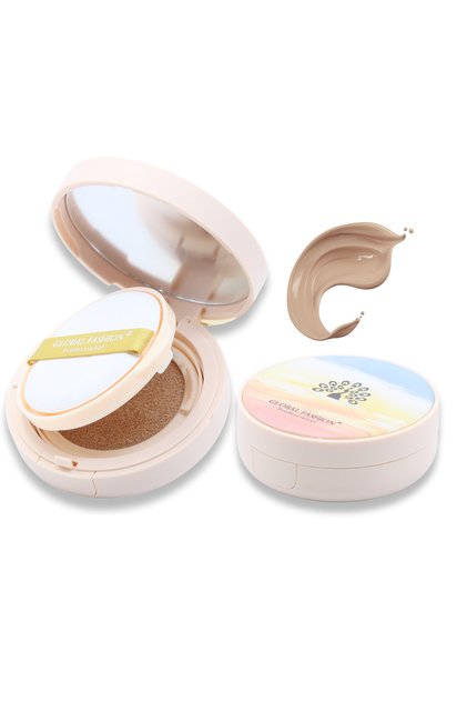 Air Cushion BB Cream + 2 Refills – 8 Shades, Waterproof Long-Lasting Foundation with Oil Control