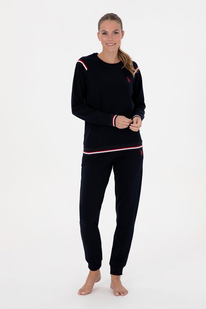 Women's Navy Blue Pajama Set 50318818-Vr033