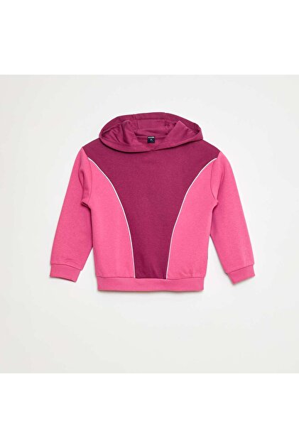 Patterned hoodie PINK