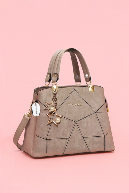 Women's Mink Butterfly Hand and Shoulder Bag Arm Bag Charm Detailed