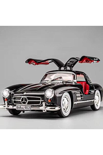 Genel Markalar Mercedes-benz 300 Sl Siyah 1954 Model Klasik Araba
