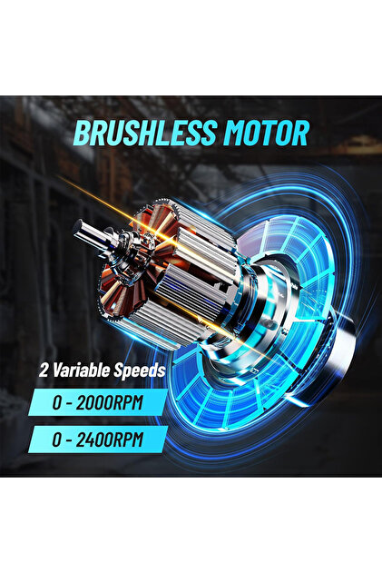 Eisenn German E-013 Orange Drive Darbeli 21 V 4 Ah Fırçasız Motor