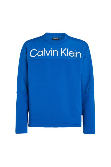 00GMS4W338CGN-PW - PULLOVER Herren Blau Rundhalsshirt Normal Passform Sweatshirt