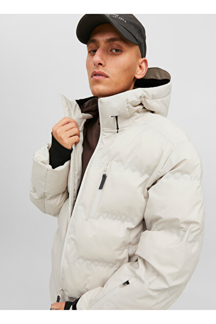 Jack & Jones Krem Erkek Mont 12238998_JCOSWEEP PUFFER SN - Fiyatı
