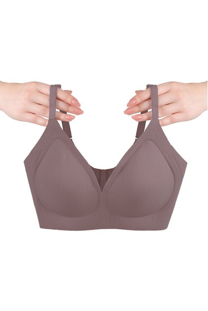 Unwired Invisible Ribbed Camisole Seamless Bra with Removable Pads
