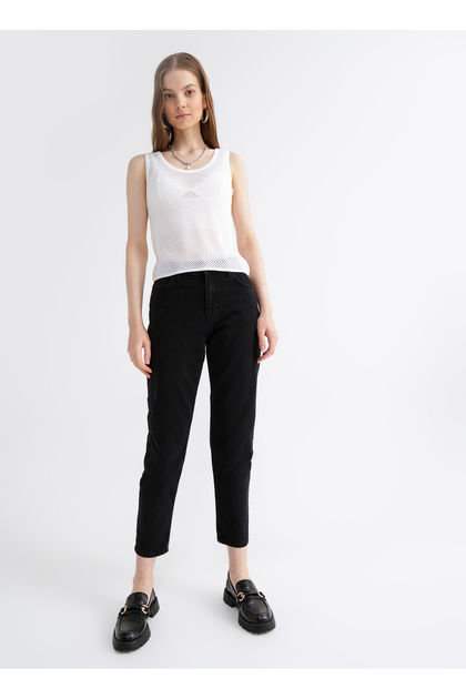 Denim Pantolon, 28, Siyah