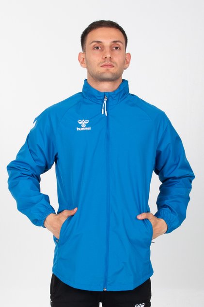 Line Raincoat Cobalt Blue