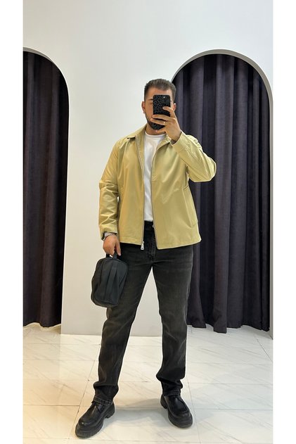 Zippered Boxy Fit Trench Coat