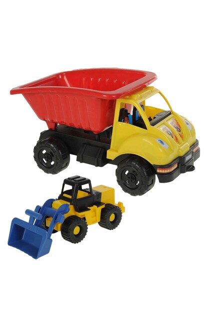 İmamoğlu Oyuncak Sürtmeli Kamyon Ve Dozer Büyük Boy 42 Cm - Fiyatı