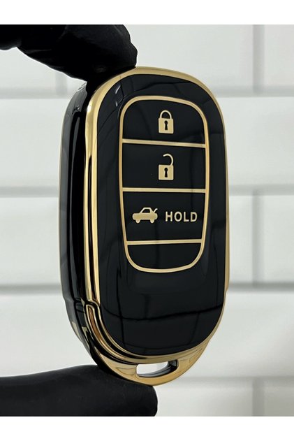 New Honda Civic Crv Hrv Accord Smart Nano Key Case Black