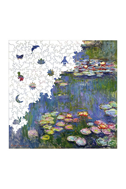 WePuzzleUp Ahşap Puzzle - Claude Monet Nilüferler - 353 Parça