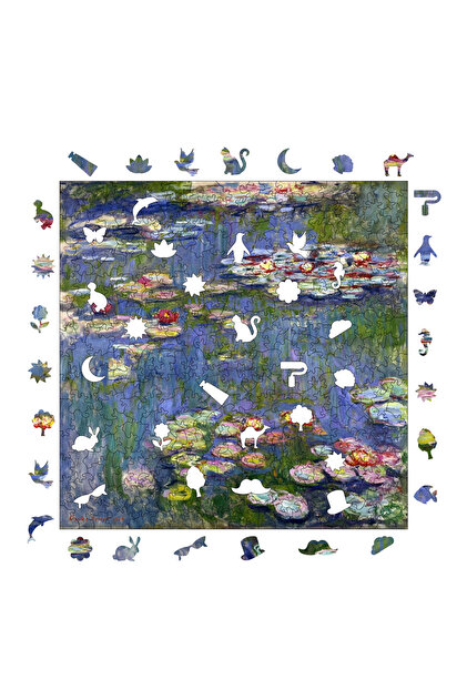 WePuzzleUp Ahşap Puzzle - Claude Monet Nilüferler - 353 Parça