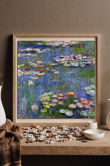 WePuzzleUp Ahşap Puzzle - Claude Monet Nilüferler - 353 Parça