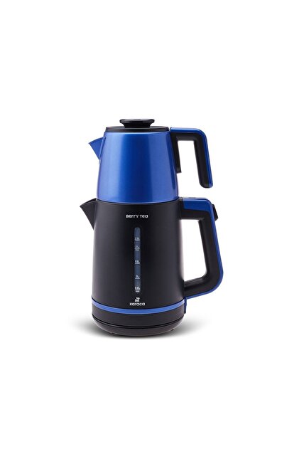Karaca Berry Tea XL 2-in-1 Tea Maker and Kettle with Steel Insert Mulberry, LED Light, Stainless Steel Teapot, Keep-Warm Function, XL Family Capacity Karaca Berry Tea XL 2-in-1 Tea Maker and Kettle with Steel Insert Mulberry, LED Light, Stainless Steel Teapot, Keep-Warm Function, XL Family Capacity