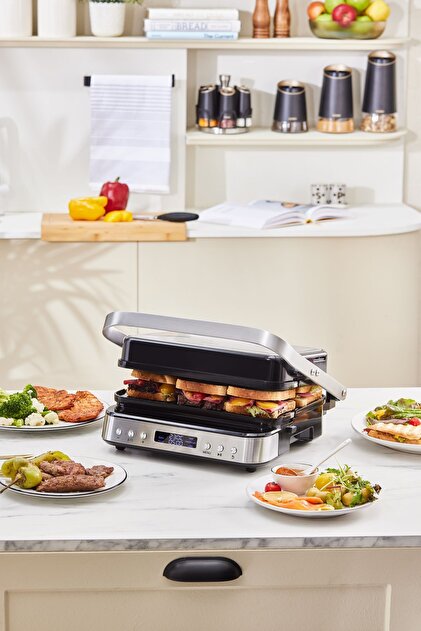 Karaca Presto 3 in1 Digital Inox 2009 Izgara, Waffle Ve Tost