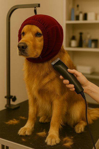 Köpek Kulak Koruyucu Bandana, Yüksek Ses ve Stresli Ortamlar, Traş Mak. ve Fön Mak. Ses İzalasyonu