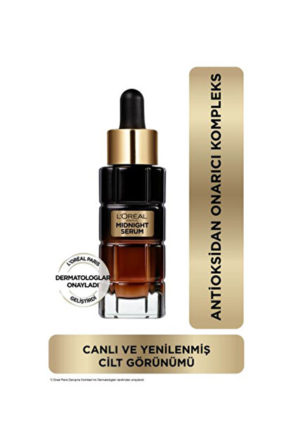 Loreal Paris Midnight Serum Effective in Skin Renewal & Revitalizing Skin Appearance