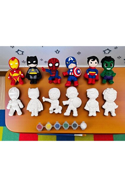 Marvel Süper Kahraman Taş Boyama