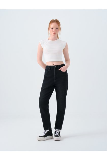 Mom Slim Fit Women's Trousers