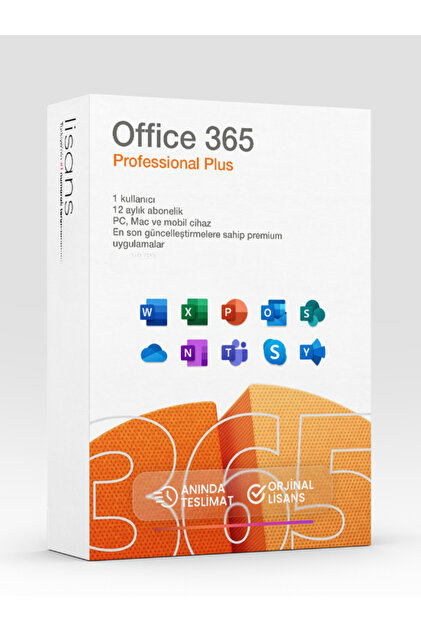 Microsoft Office 365 Pro Plus 2025 Lisans Üyeliği - Word, Excel