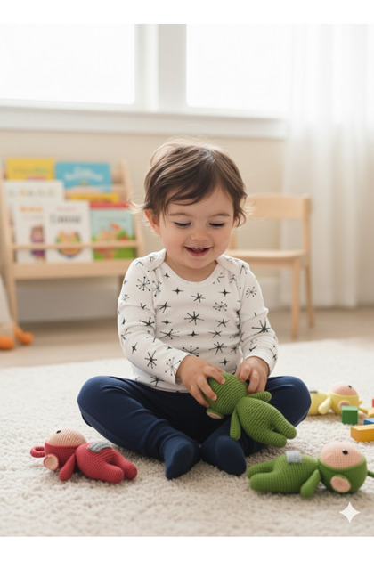 Girl Boy Child Baby Long Sleeve Snap Fastener Bodysuit-Badi 100% Organic Cotton 3.5-4-5-6 Years Old