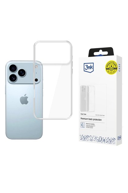 Силиконов калъф за iPhone 17 Pro, прозрачен калъф