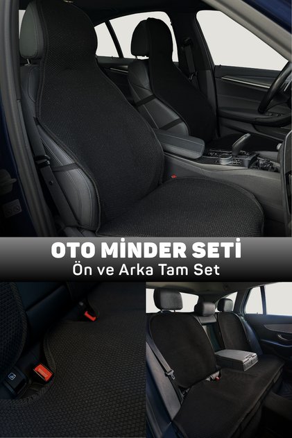 Mindra Series Mitsubishi Outlander 2006 - 2022 Compatible Car Seat Cushion Set - Black