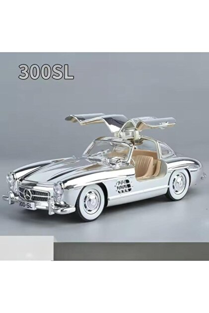 scntoys Mercedes-benz 300 Sl Siyah 1954 Model Klasik Araba 1/24