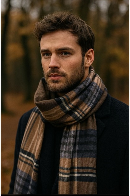 Men's Cotton Soft Textured Scarf