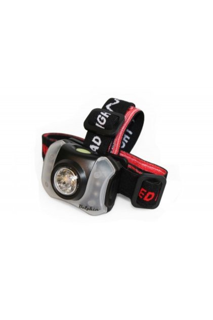 Lanternă frontală/lanterna POLAR_X, 9 LED-uri, lumină albă/roșie