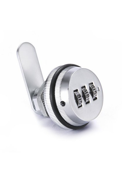 Stainless Zinc Alloy Keyless Combination Furniture Cabinet Drawer Lock
