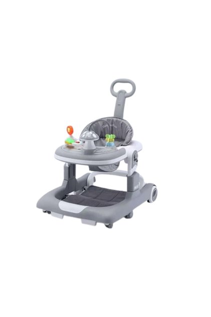 Foldable Multi-Functional Baby Walker – With Flexible Wheels, Adjustable Height, and Padded High