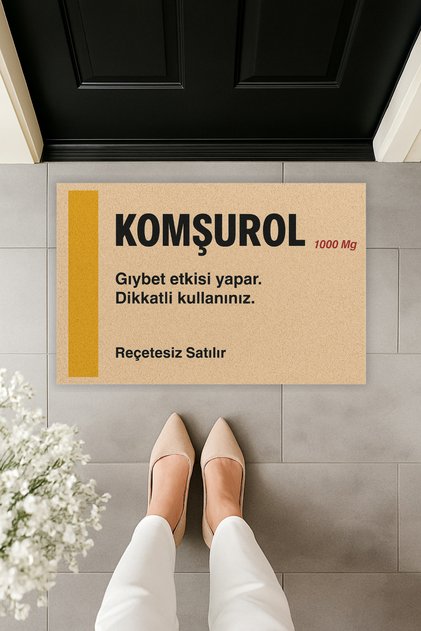 Modern Digital Printing Doormat - Fun Humor Neighbors Door Front Mat 70X45Cm
