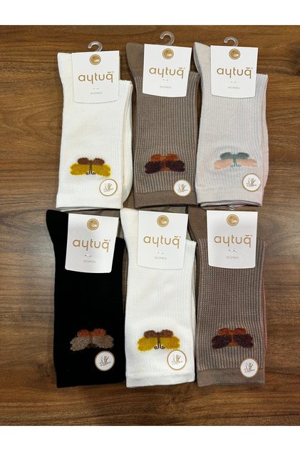 Premium Women's Bamboo Breathable Comfortable Seamless Socks 6 Pack