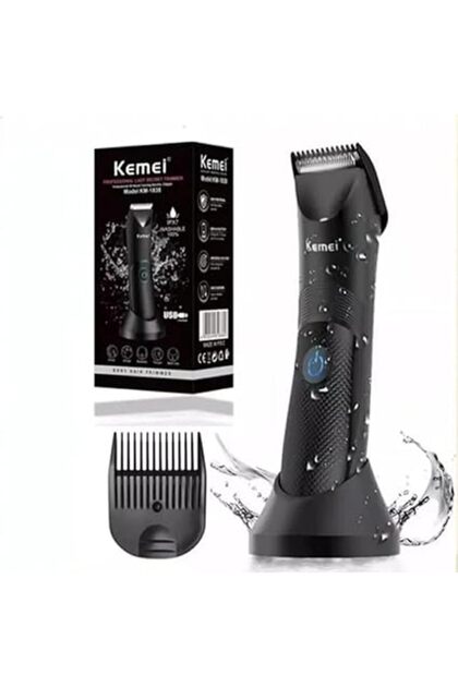 KEMEI New Professional Body Hair Trimmer KM-1838 for men and women, Waterproof, charge for 1.5 hours