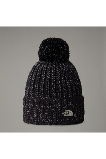 COZY CHUNKY CABIN BEANIE Black