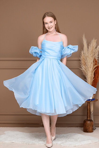 sachin and babi light blue dress Diablo Backless Mini Dress main image 1