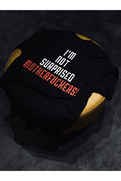 Ufc Nate Diaz 100% Cotton Relax Fit Crew Neck Black Tshirt