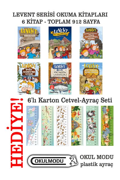 Mustafa Orakçı Levent Okuma Seti - 6 Kitap 912 Sayfa