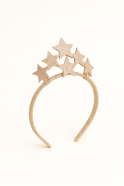 Girl's Star Glitter Pink Birthday Special Day Crown
