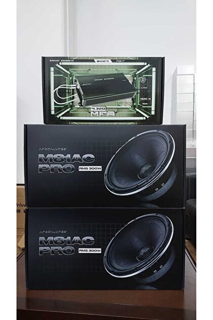 APOCALYPSE Profesyonel Paket Ses Sistemi 2 Takım AP-M81AC PRO