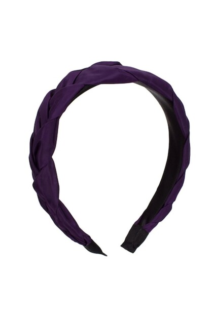 - Coronita de par pentru femei, mov cu model impletit