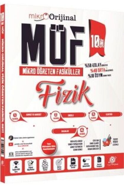 Orijinal Yayınları Orijinal Mikro 10. Sınıf Fizik MÖF Mikro