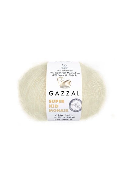 Super Kid Mohair 25 Gr 200 Mt %70 Kid Mohair %30 Silk Fine Knitting Yarn-64437-1 Piece